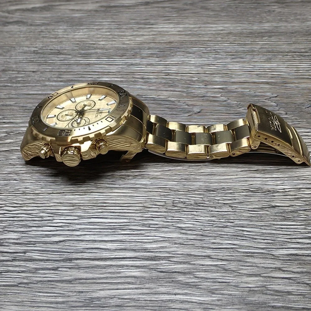 Invicta Men's Watch - Model 22547 - Pro Diver 50mm Gold Tone Stainless Steel